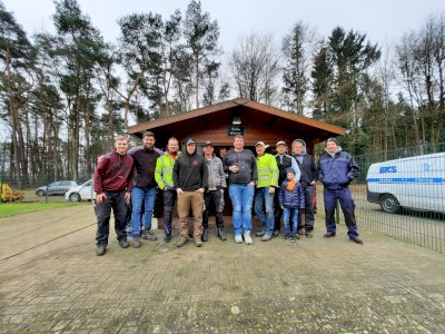 Sportgelände vorbereitet für die Rückrunde