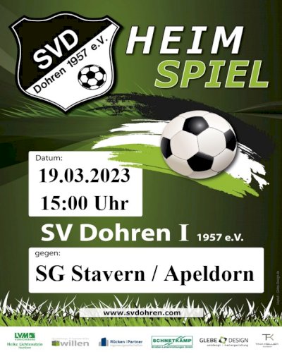 Vorbericht SVD vs. SG Stavern / Apeldorn