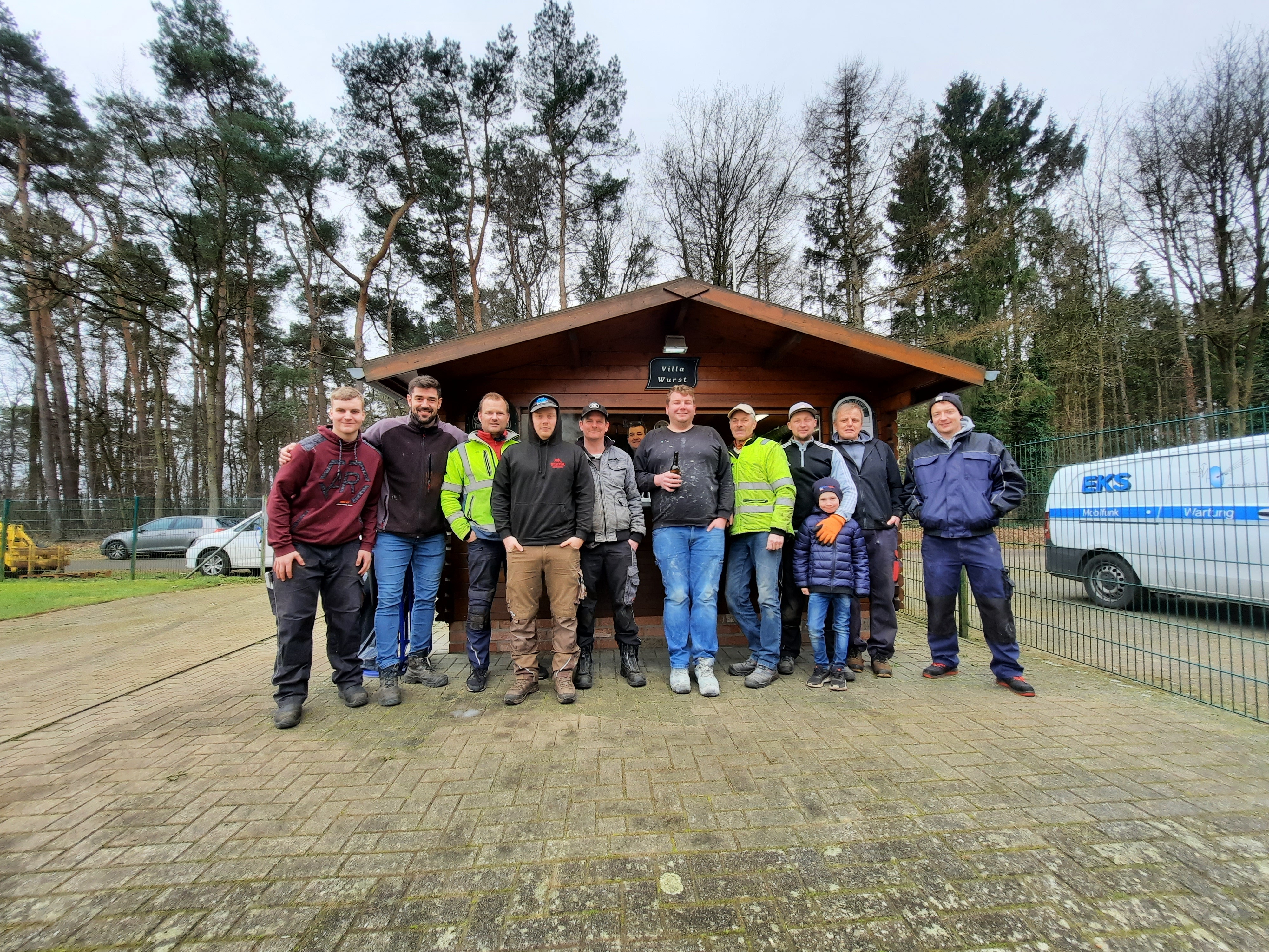 Sportgelände vorbereitet für die Rückrunde
