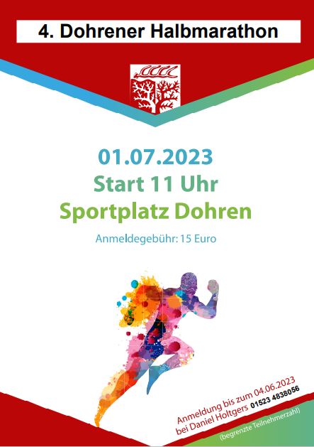 Erinnerung: 4. Dohrener Halbmarathon