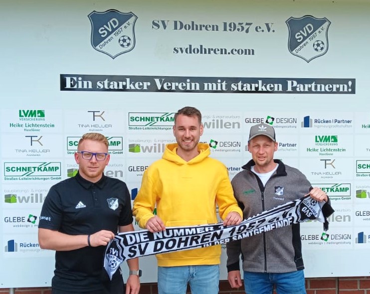 Cedric Foppe kommt zum SV Dohren!