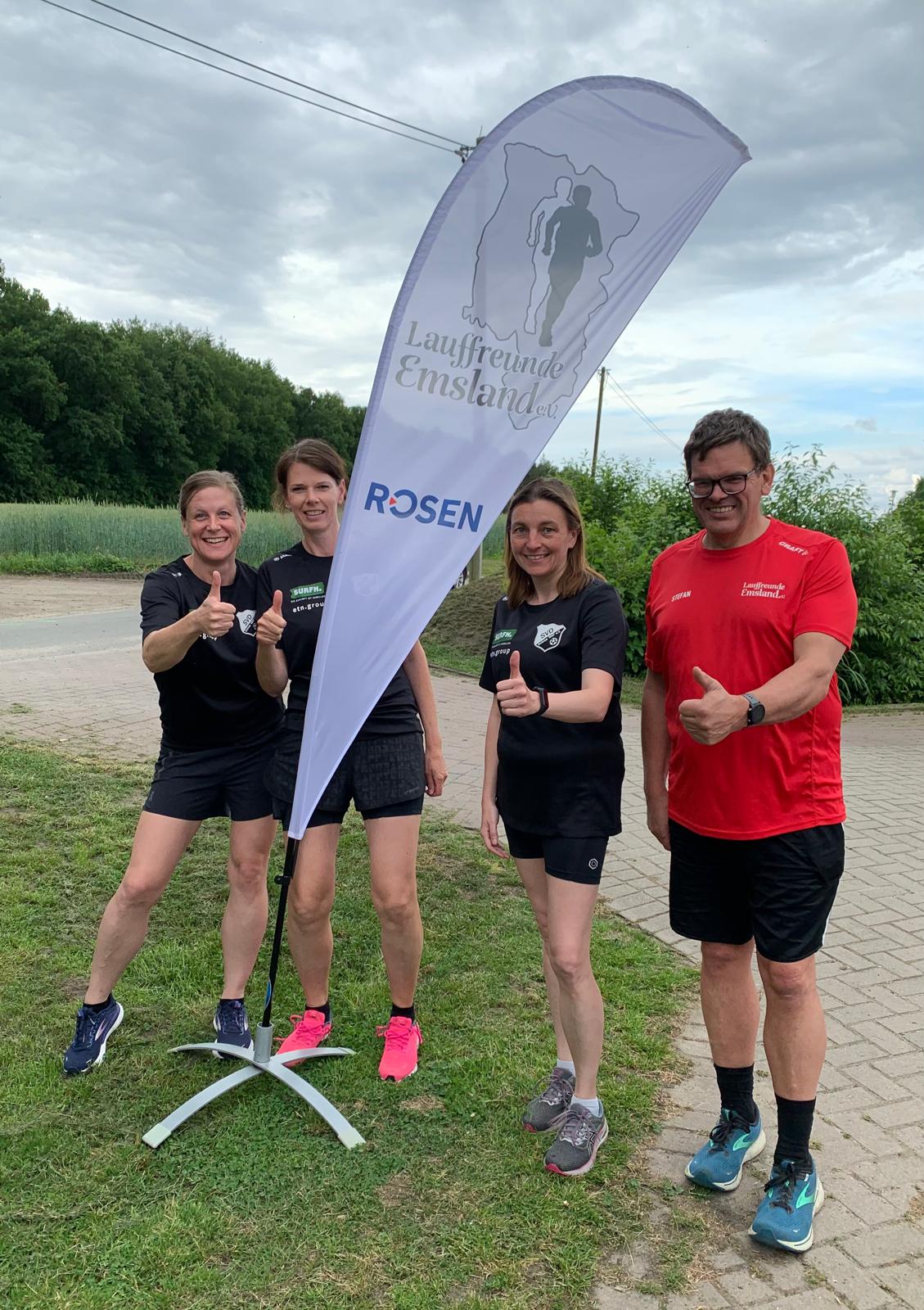 Lauffreunde unterwegs bei den Etappenläufen !