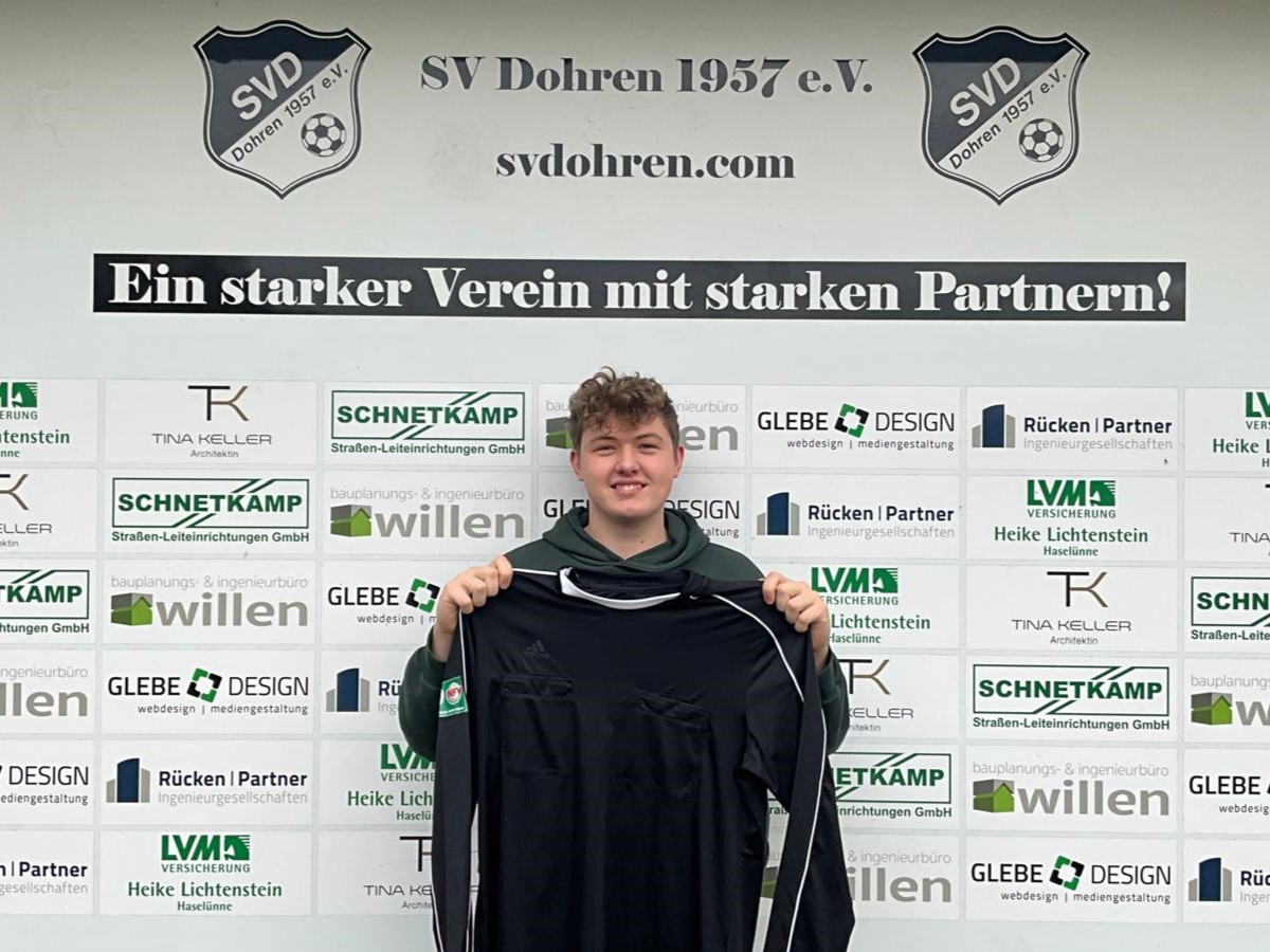 Lennart Wöste neuer Schiedsrichter beim SVD