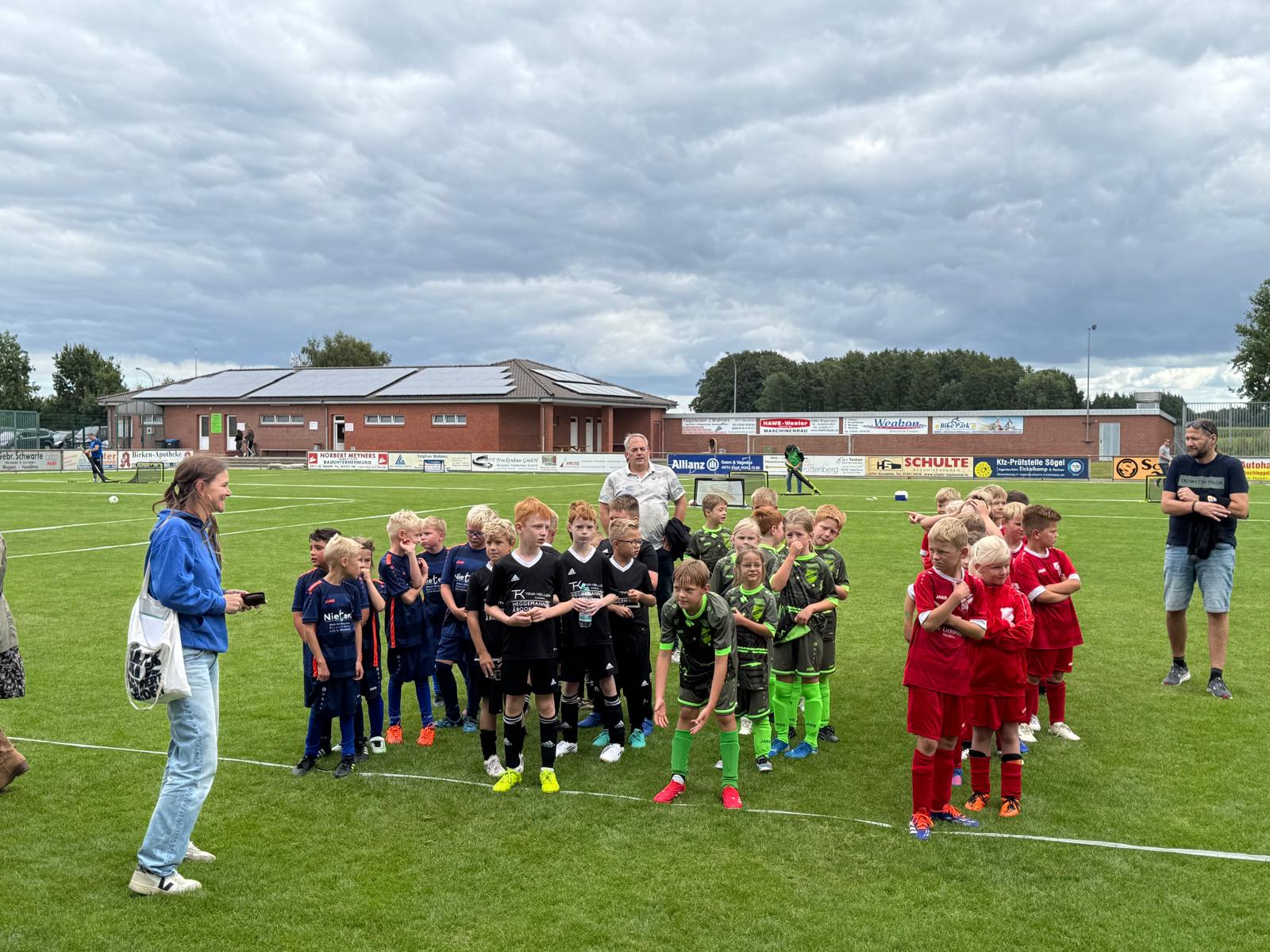 F Jugend spielt in Berßen