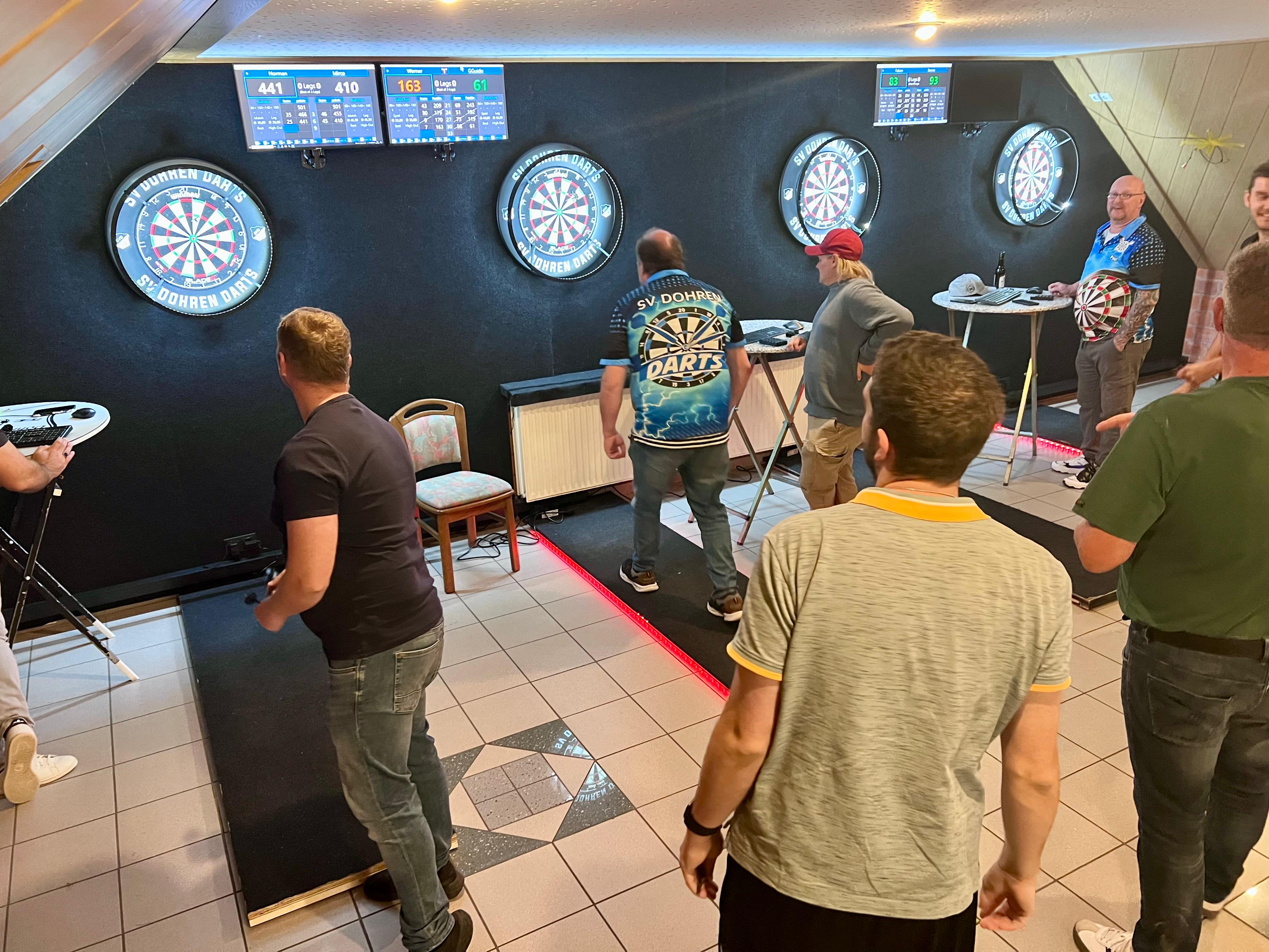 1. offizielles Training der SV Dohren Darts