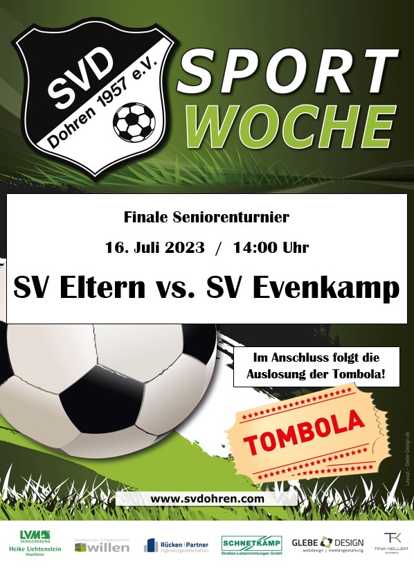 Finale der Sportwoche / Tombola