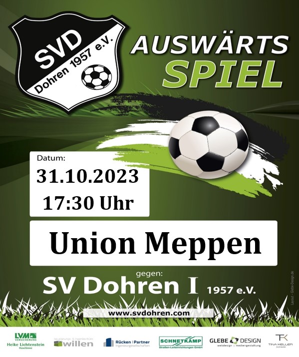 Vorbericht Union Meppen vs. SV Dohren