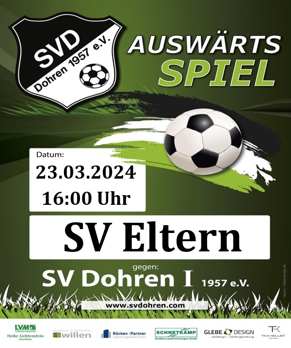 Vorbericht SV Eltern vs. SVD