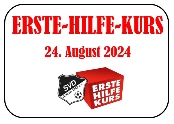 ERSTE-HILFE-KURS / KOSTENLOS!