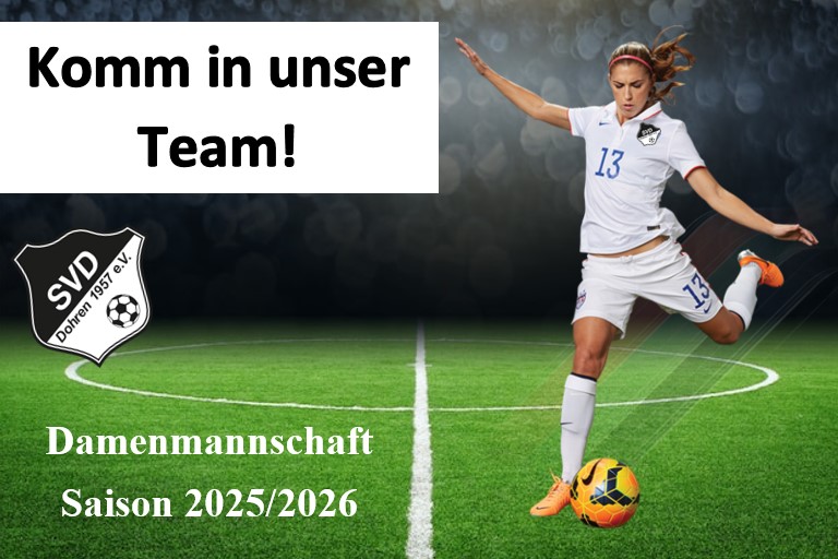 Spielerinnen gesucht für neue Damenmannschaft