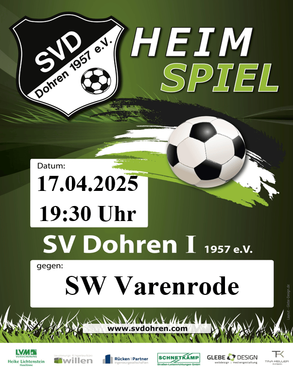 Vorbericht: SV Dohren vs. SW Varenrode