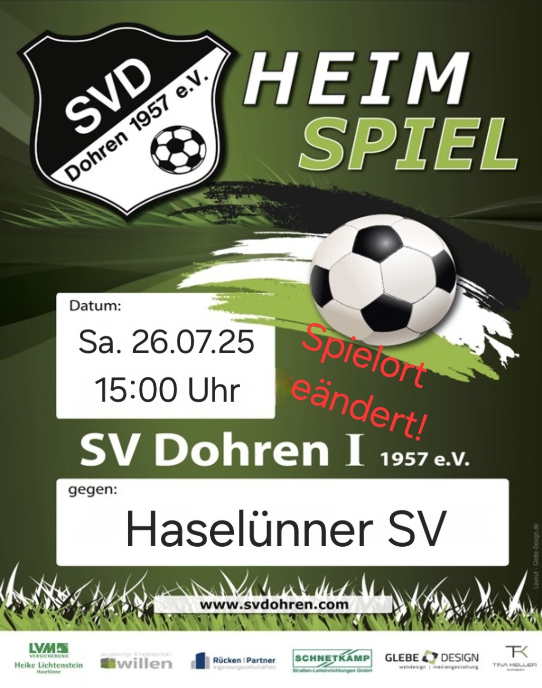 Haselünner SV kommt nach Dohren