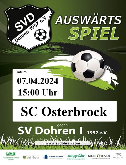 Vorbericht SC Osterbrock vs. SVD