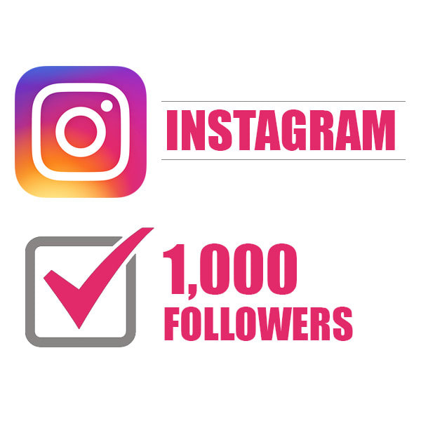 Danke für 1000 Follower bei Instagram