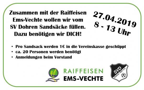 Sandsäcke füllen