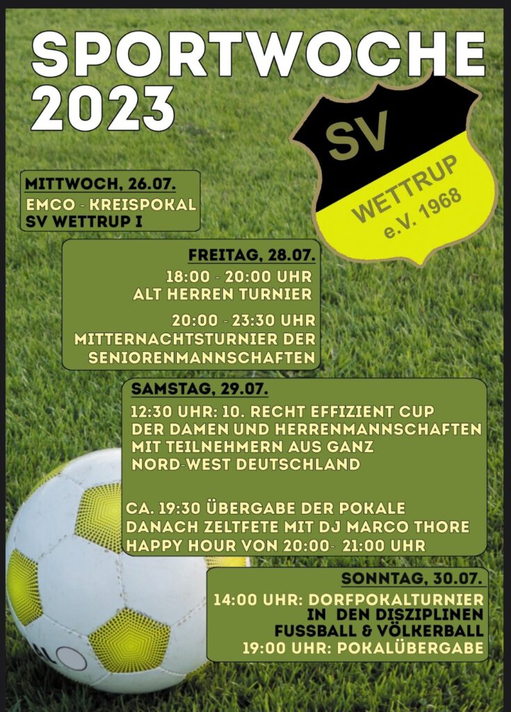 SV Dohren bei der Sportwoche in Wetrtrup